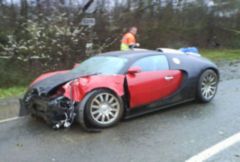First Bugatti Veyron crashed picture 01