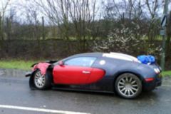 First Bugatti Veyron crashed picture 01
